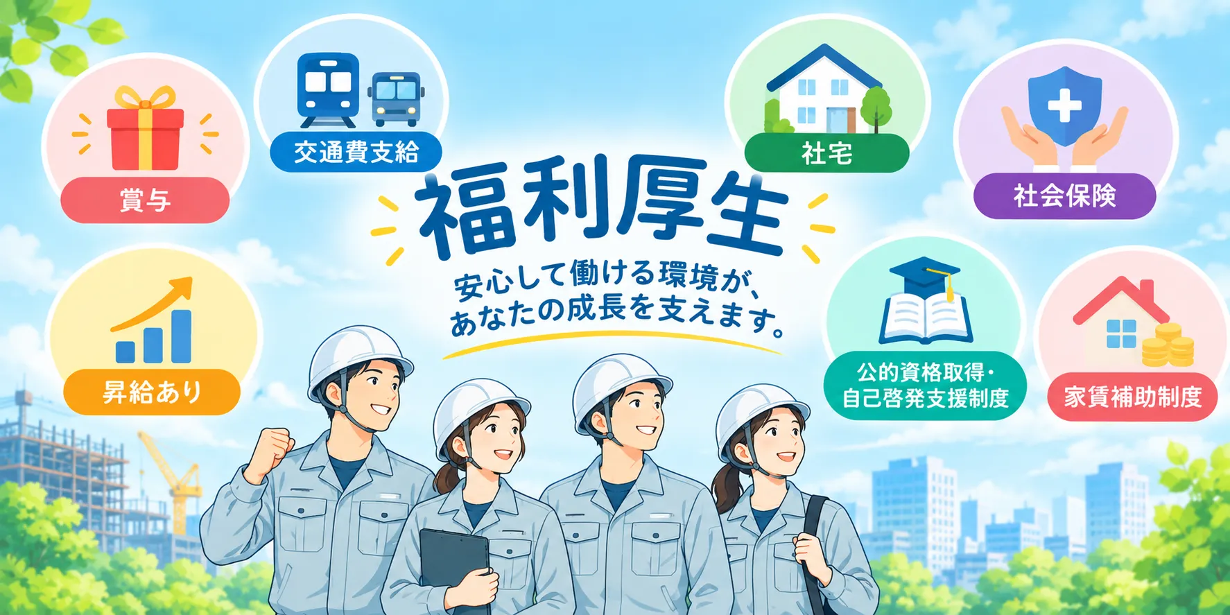 当社の福利厚生について